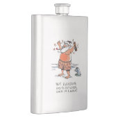 Flacon en acier inoxydable de Père Noël ivre (Droite)