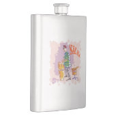 Flacon en acier inoxydable de tambour de salsa (Droite)