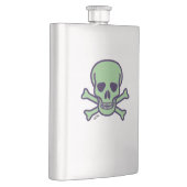 Flacon en acier inoxydable Green Skull (Droite)