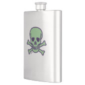 Flacon en acier inoxydable Green Skull (Gauche)