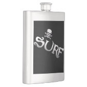 Flacon en acier inoxydable incliné noir surf et cr (Droite)
