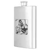 Flacon en acier inoxydable noir (Gauche)