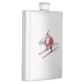 Flacon en acier inoxydable père Noël Skiing (Droite)