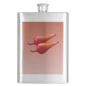 Flacon en acier inoxydable Red Chili Peppers (devant)