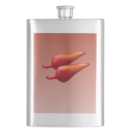 Flacon en acier inoxydable Red Chili Peppers (devant)