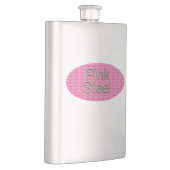 Flacon en acier inoxydable rose (Droite)