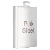 Flacon en acier inoxydable rose (Droite)