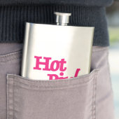 Flacon en acier inoxydable rose chaud (En situation)