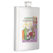 Flacon en acier inoxydable style Casino de Noël (Droite)