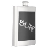 Flacon en acier inoxydable vernis noir surf (Droite)