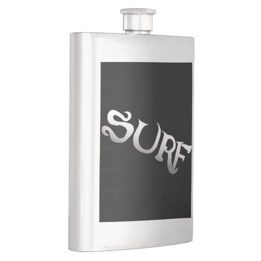 Flacon en acier inoxydable vernis noir surf (Droite)