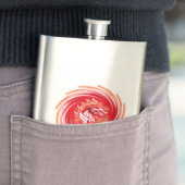 Flacon en acier inoxydable Wild Wolf Whirling (En situation)
