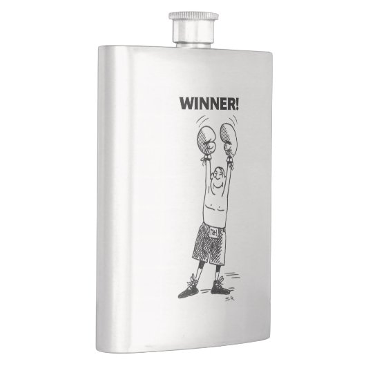 Flacon en acier inoxydable Winner (Droite)