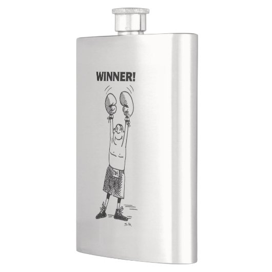Flacon en acier inoxydable Winner (Gauche)