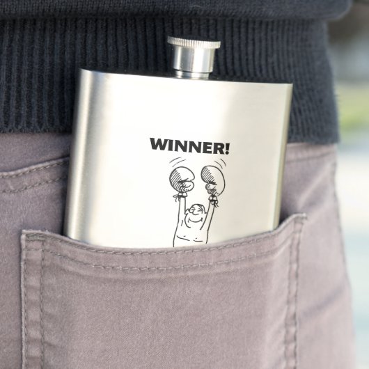 Flacon en acier inoxydable Winner (En situation)