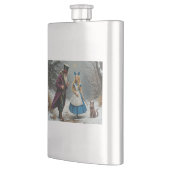 Flacon en acier inoxydable Winter Alice (Gauche)