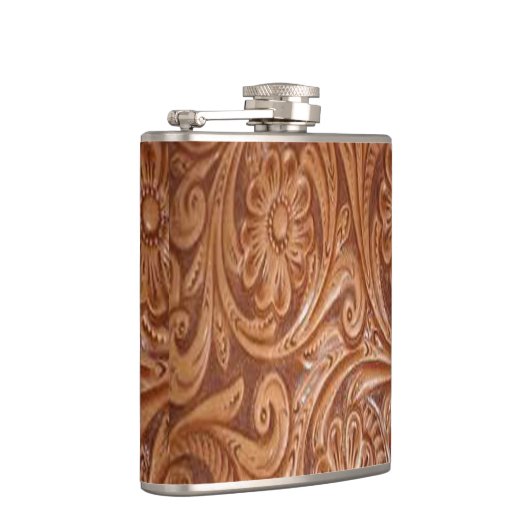 Flacon en cuir à bouchon (Droite)