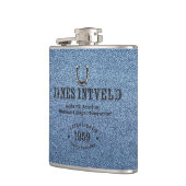 Flacon en denim bleu de James Intveld (Gauche)