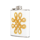 Flacon en vinyle embrayé à noeud d'or CELTIQUE (Gauche)