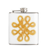 Flacon en vinyle embrayé à noeud d'or CELTIQUE (Devant)