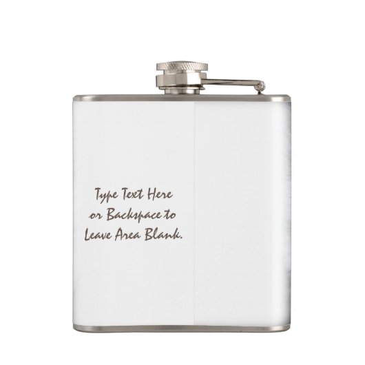 Flacon enroué fait sur commande de boissons de (Dos)