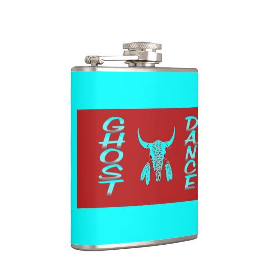 Flacon enveloppé bleu turquoise de Ghost Dance (Droite)