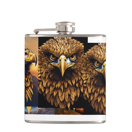 Flacon enveloppé d'aigle (Devant)