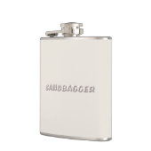 Flacon enveloppé de sable blanc Sandbagger (Gauche)