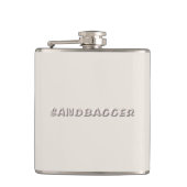 Flacon enveloppé de sable blanc Sandbagger (Devant)