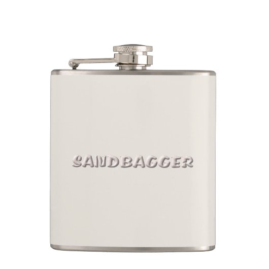 Flacon enveloppé de sable blanc Sandbagger (Devant)