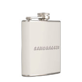 Flacon enveloppé de sable blanc Sandbagger (Droite)
