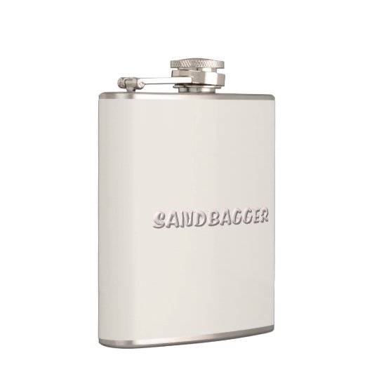 Flacon enveloppé de sable blanc Sandbagger (Droite)