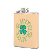 Flacon enveloppé de Slainte avec bronzage au trèfl (Gauche)