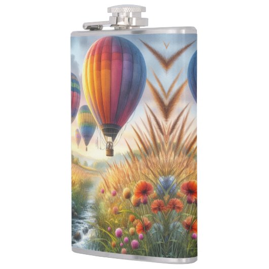 Flacon enveloppé de vinyle à ballon chaud (Gauche)