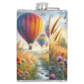 Flacon enveloppé de vinyle à ballon chaud (Dos)