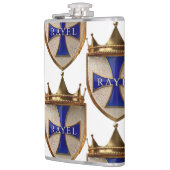 Flacon enveloppé de vinyle Blue RayEl Crest (Gauche)