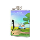 Flacon enveloppé de vinyle de Golfer (Gauche)