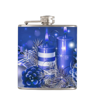 Flacon enveloppé de vinyle de Noël/lampes à bougie