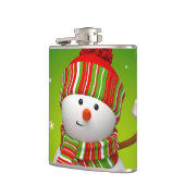 Flacon enveloppé de vinyle de Noël/Snowman (Gauche)