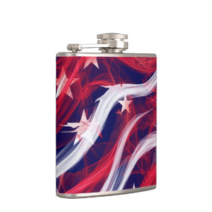 Flacon enveloppé de vinyle Drapeau américain