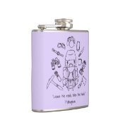 Flacon enveloppé de vinyle Randonnée inspirant (Droite)