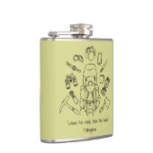 Flacon enveloppé de vinyle Randonnée inspirant (Droite)