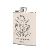 Flacon enveloppé de vinyle Randonnée inspirant (Gauche)