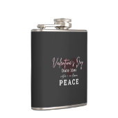 Flacon enveloppé de vinyle Saint-Valentin Paix (Droite)