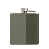 Flacon enveloppé de vinyle vert mousse bicolore - (Dos)