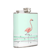Flacon enveloppé Flamant rose Aqua (Droite)