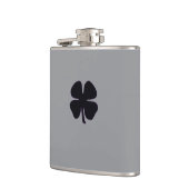 Flacon enveloppé gris de Clover noir (Gauche)