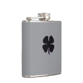Flacon enveloppé gris de Clover noir (Droite)