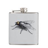 Flacon enveloppé gris mouche géant Fly Buddy (Devant)
