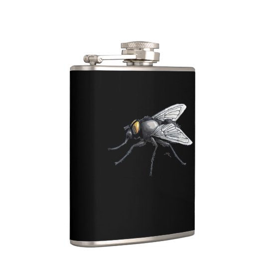 Flacon enveloppé noir de mouche géant Fly Buddy (Droite)